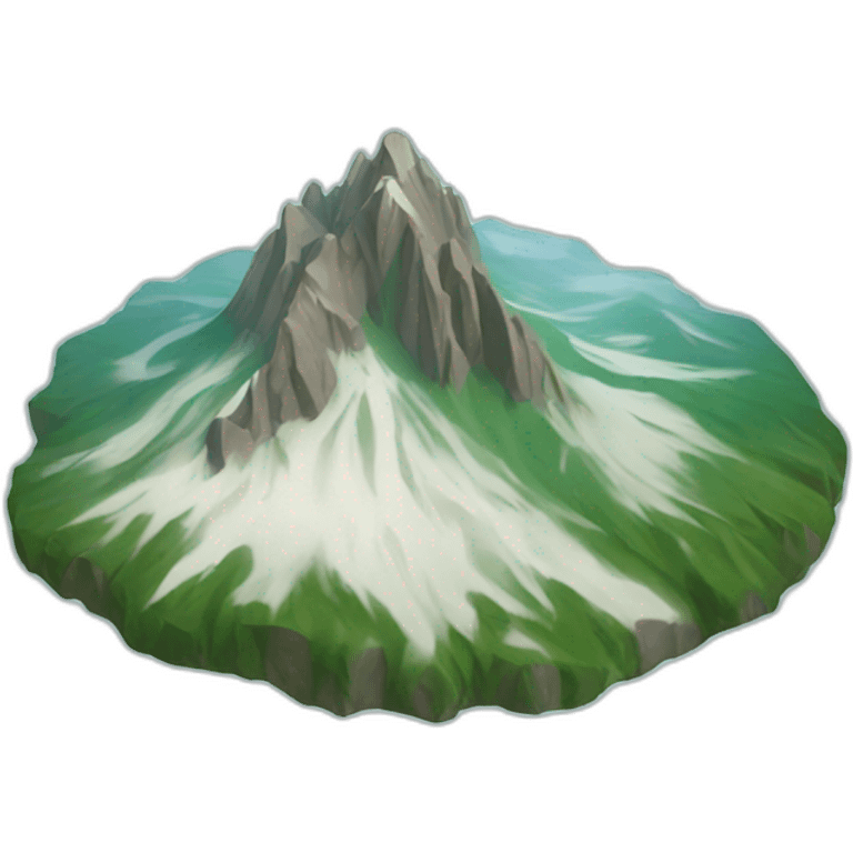 aiguille verte emoji