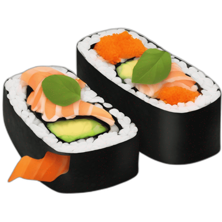 Halloween sushi emoji