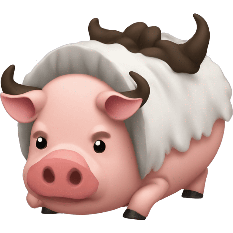 Puerco dormido  emoji