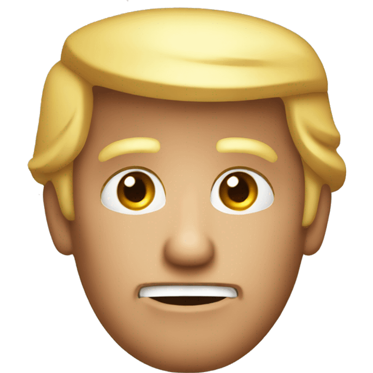 Donald trump Apple emoji style  emoji