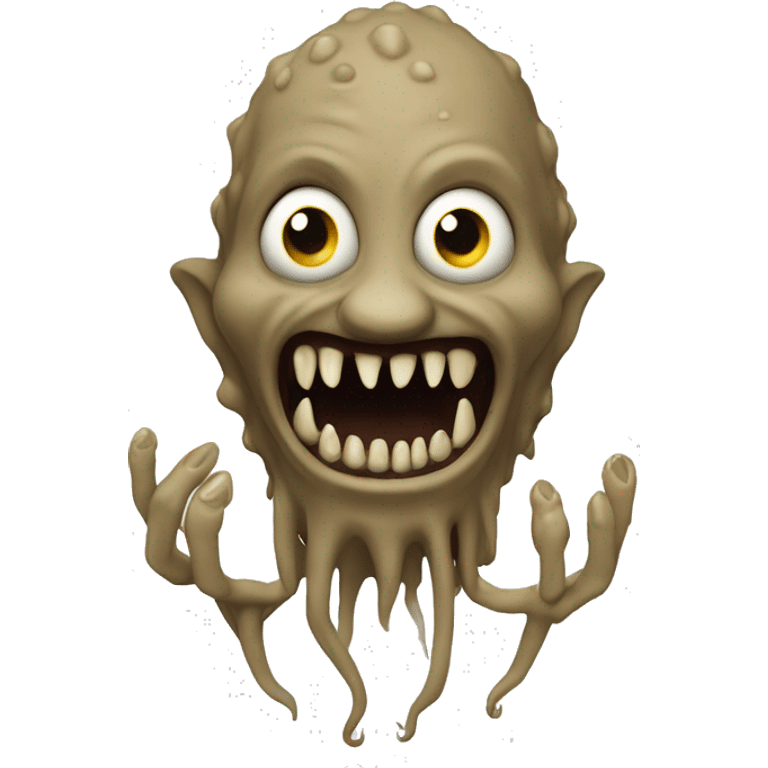 grindylow: Water-dwelling creatures with long fingers, sharp teeth, and a taste for human flesh, often found in the Black Lake at Hogwarts. emoji