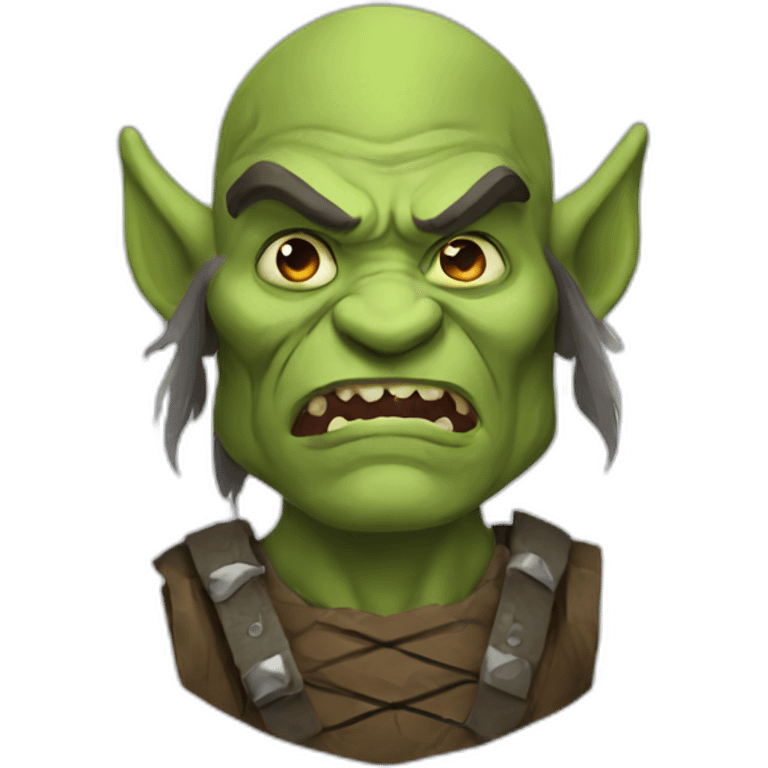 Fantasy orc emoji