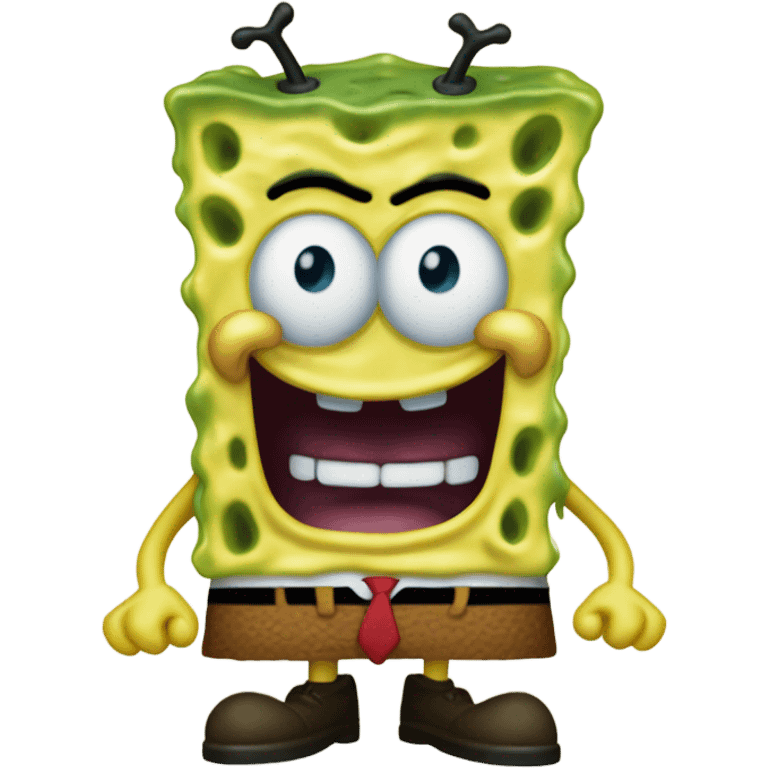 Freaky SpongeBob emoji