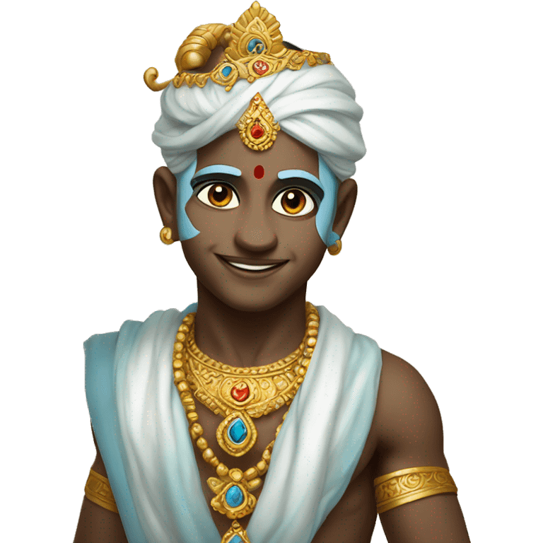 Little Krishna say wow for another photo emoji