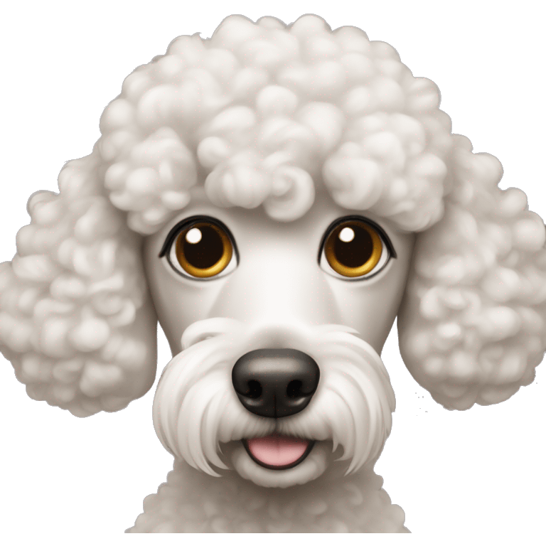 Poodle with only one eye  emoji