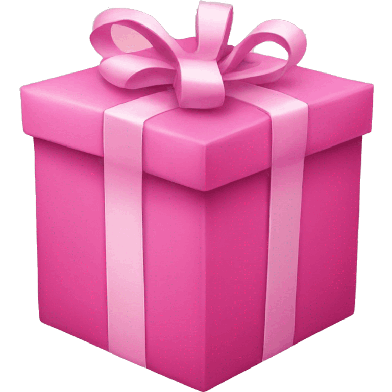 Pink present emoji