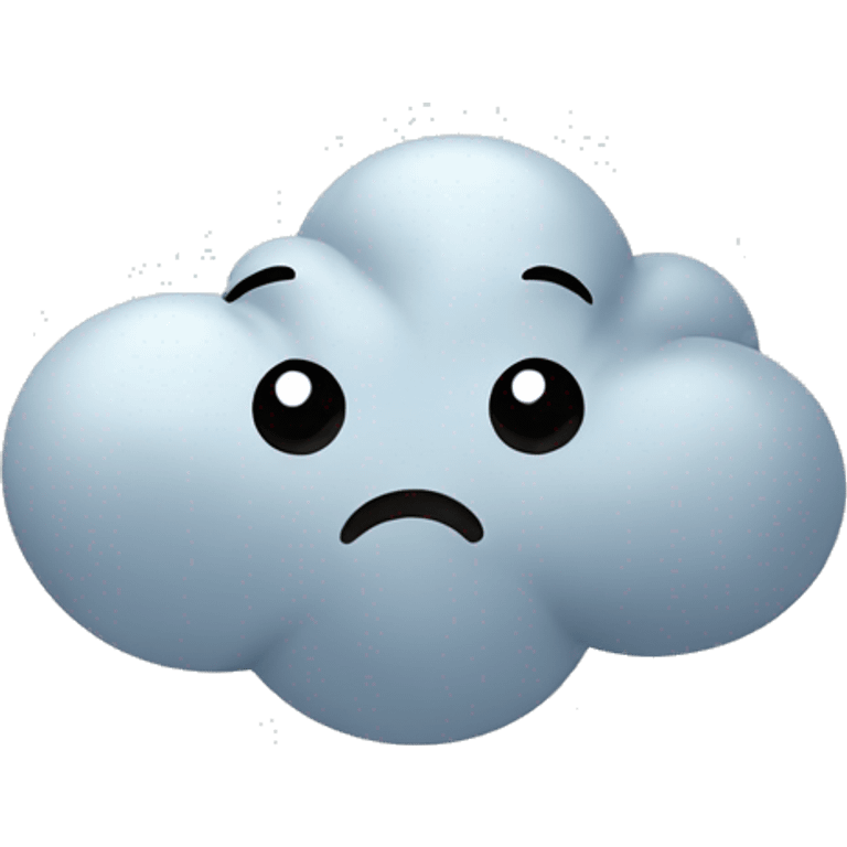 a windy cloud emoji