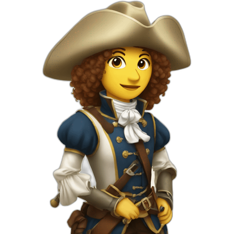 musketeer women emoji