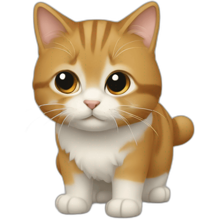 Chat sur chié. emoji