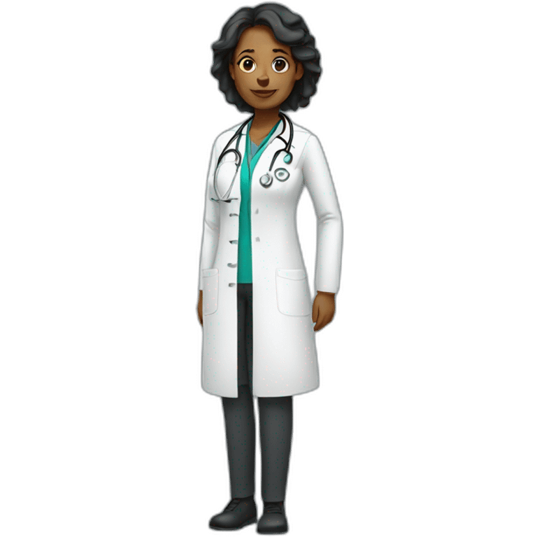 Woman doctor emoji