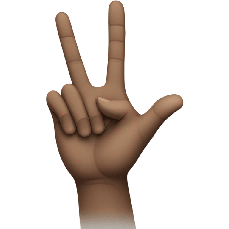 the okay hand sign with the fingers facing forward  emoji