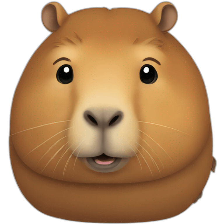 Capybara fat emoji