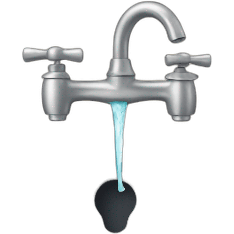 a broken tap stuck in a hole emoji