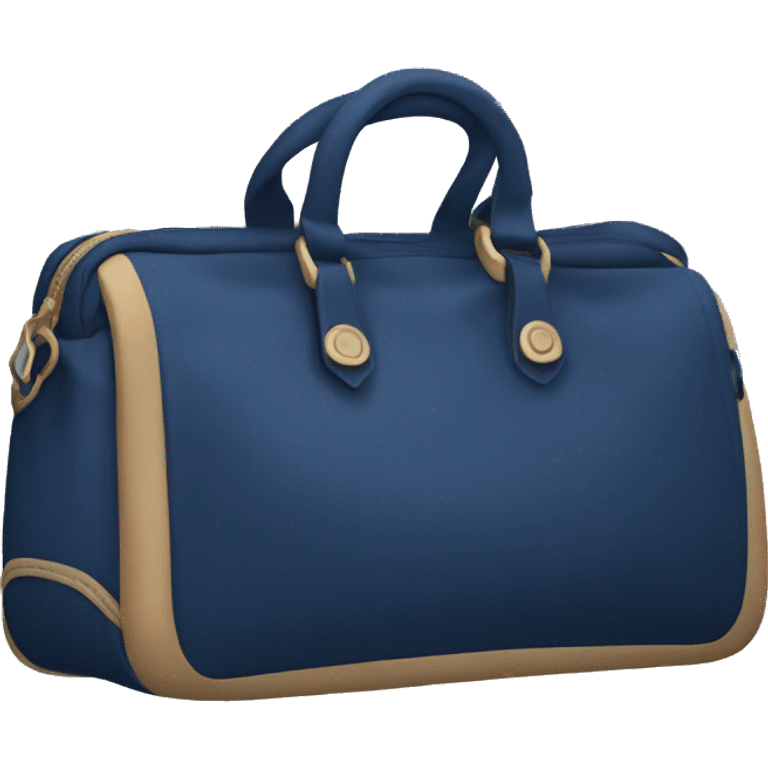 Navy blue bag  emoji