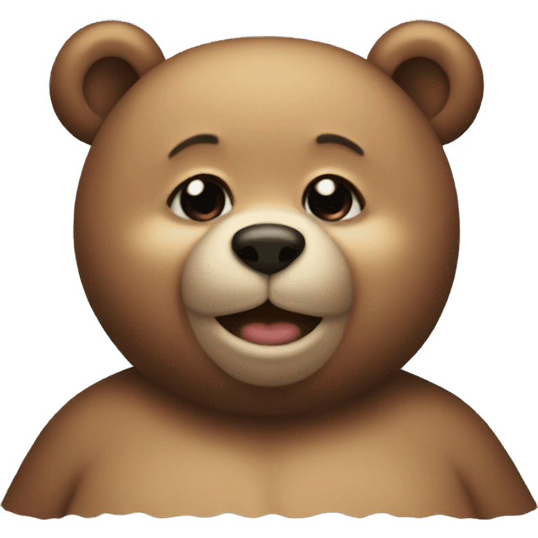 chubby bear  emoji