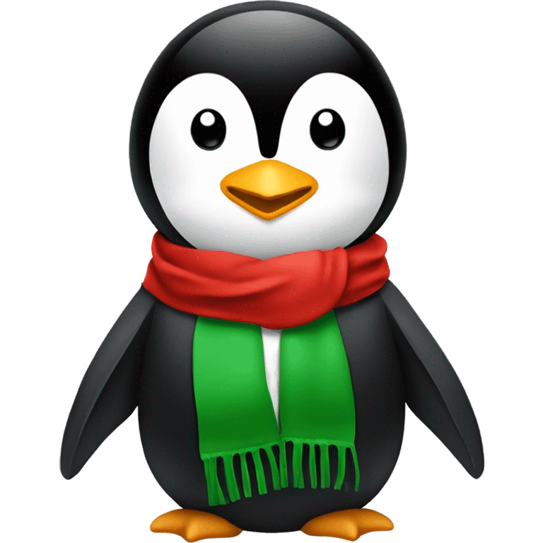 @JJZ1 on youtube (its a penguin with a red and green scarf) emoji