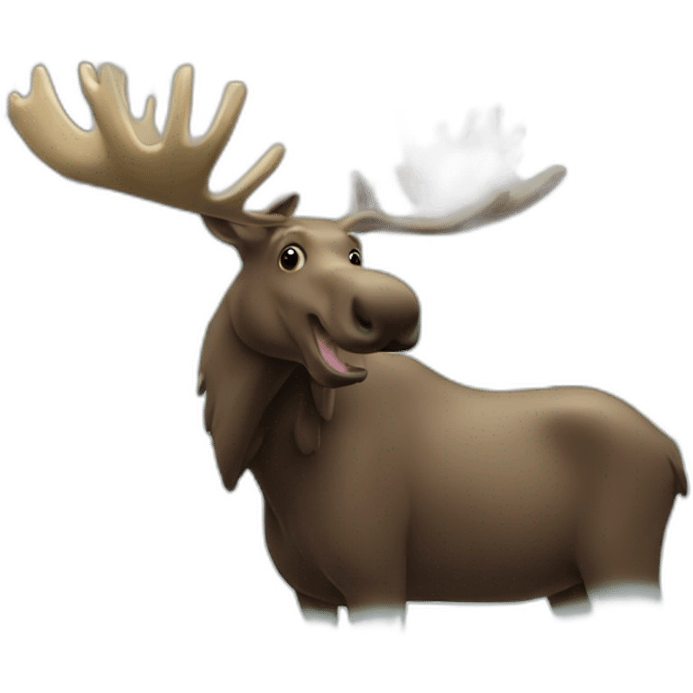 moose-forest-christmas emoji