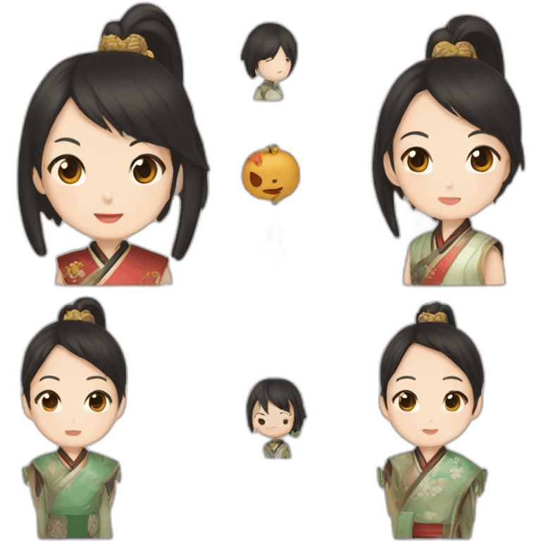 中国男子と日本女子 カップル emoji