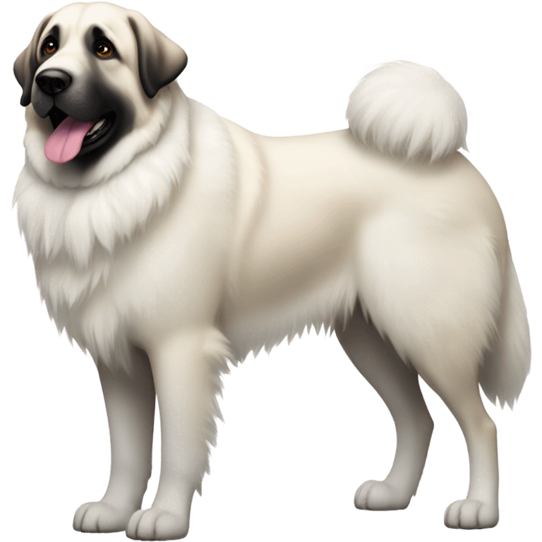 Snow Anatolian Shepherd emoji