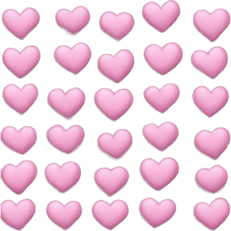 Corazón rosado pastel con lazo emoji