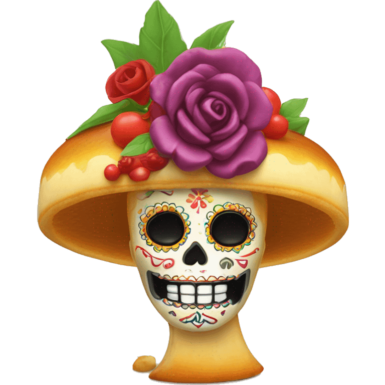 Dia de los muertos flan emoji