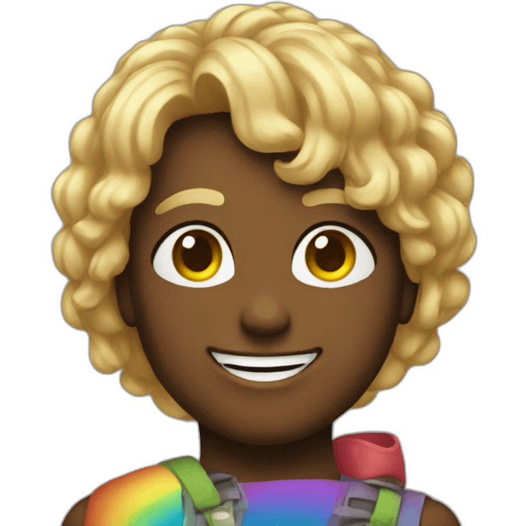 Rainbow Instagram emoji