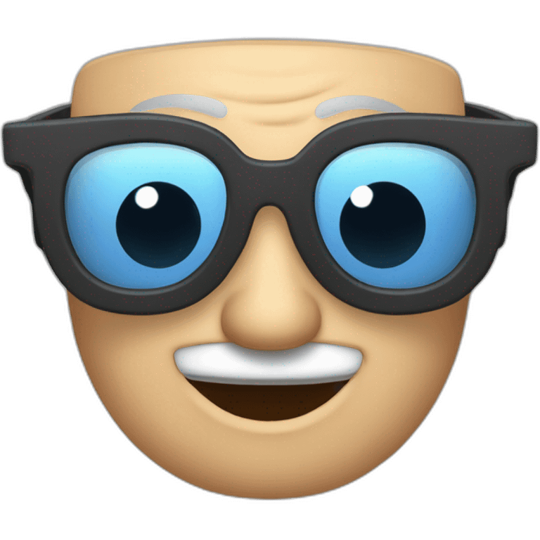 Jean pormanove lunette chauve emoji