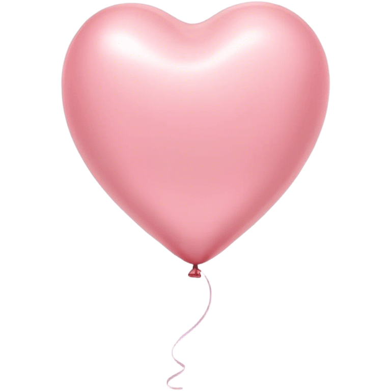 Cinematic tiny floating heart balloon, glossy and round, warm pink hues, slightly transparent with a soft glow, delicate string gently swaying, dreamy and adorable. emoji