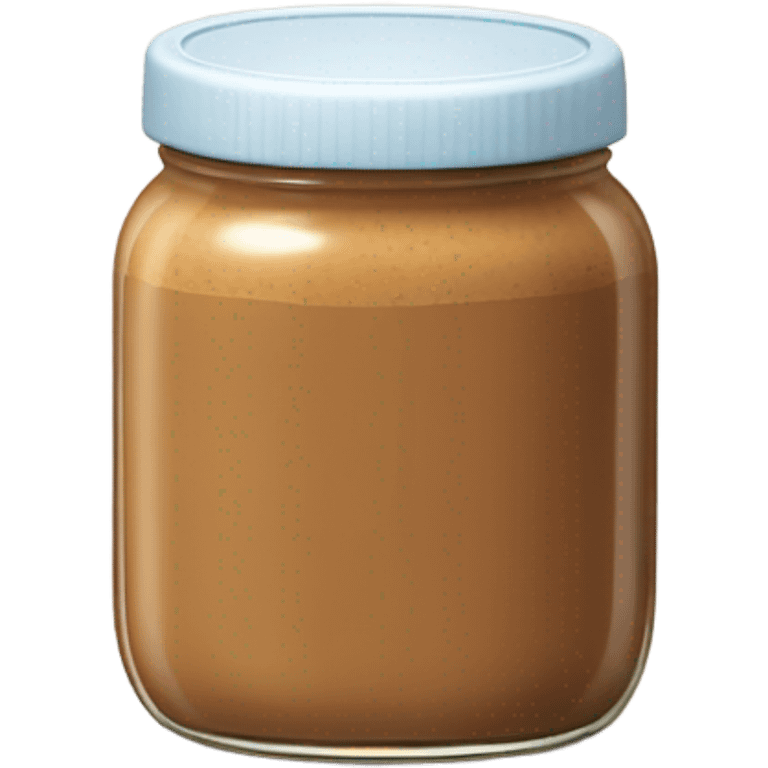 a single jar of almond butter emoji