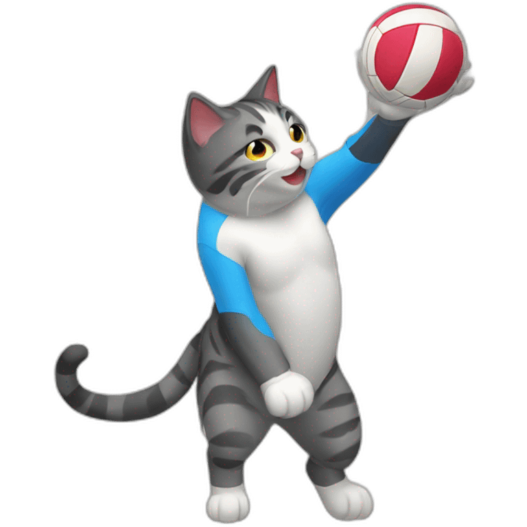 cat-volleyball-setter emoji