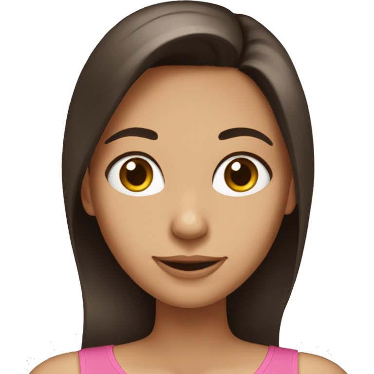 pretty brunette girl emoji