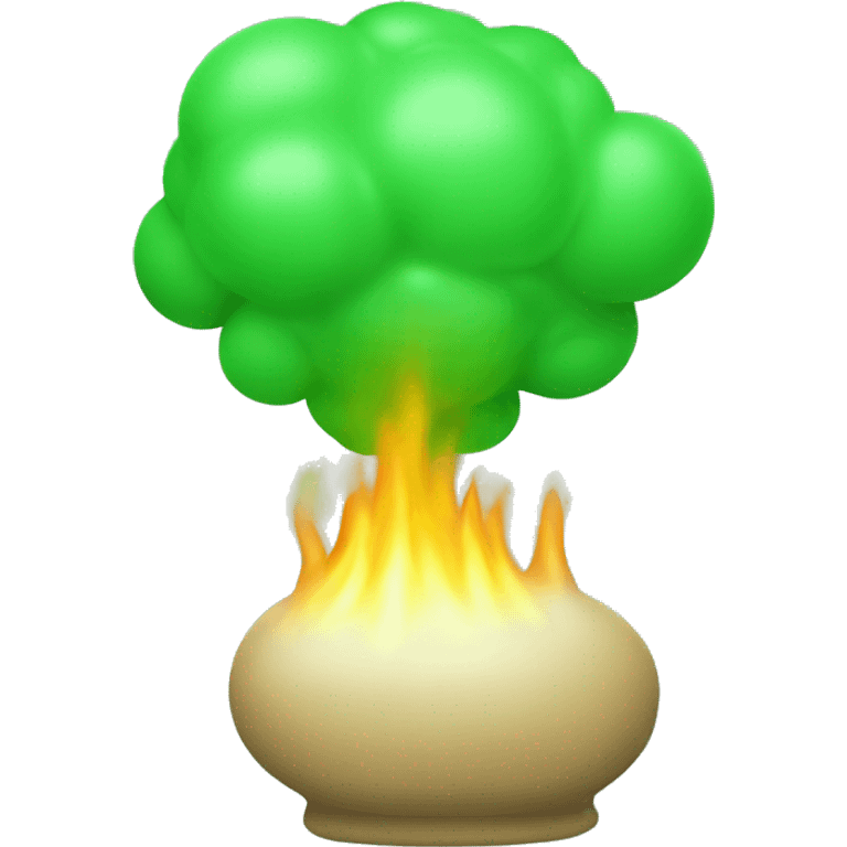 fart gas green emoji