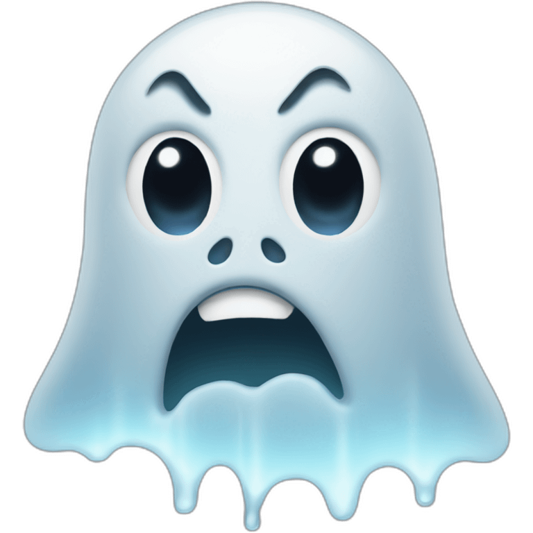 emoji ghost cry emoji