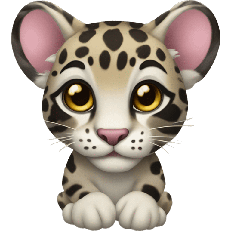 Fairy clouded leopard  emoji