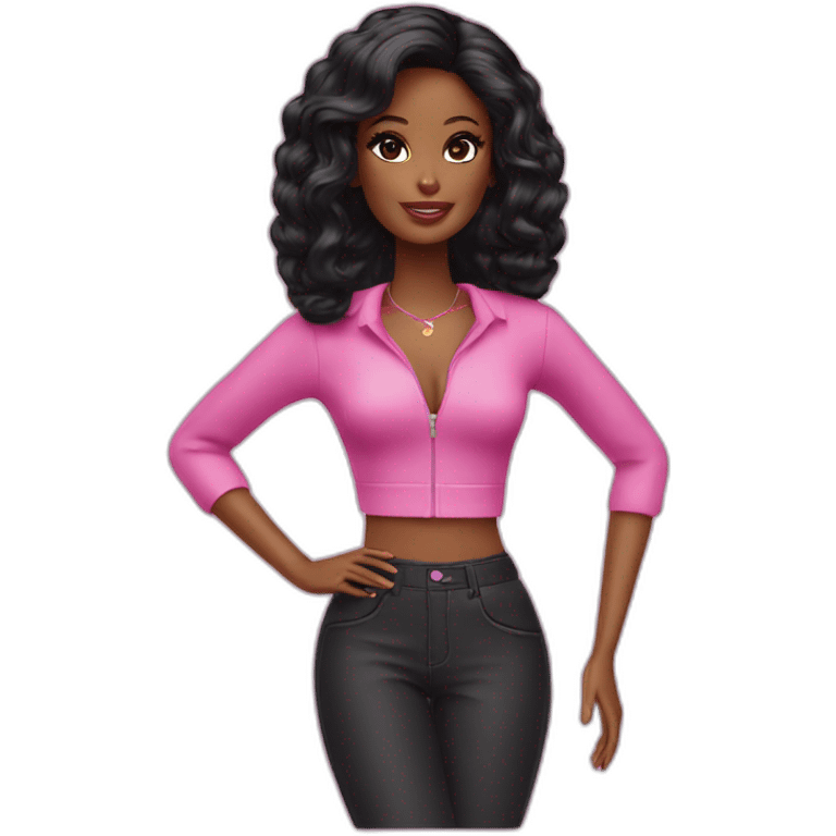 Black Barbie emoji