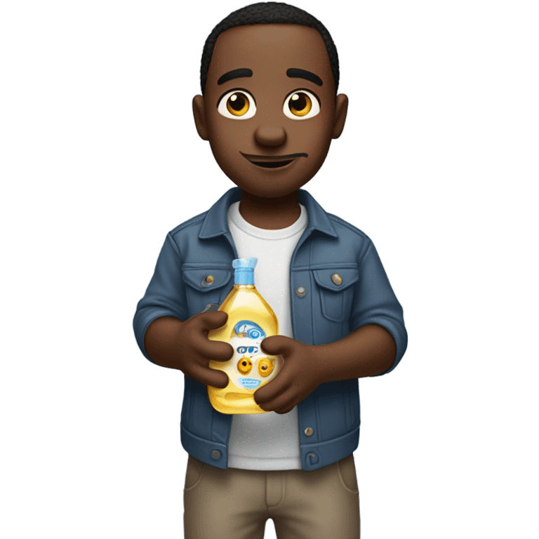 Diddy holding baby oil emoji