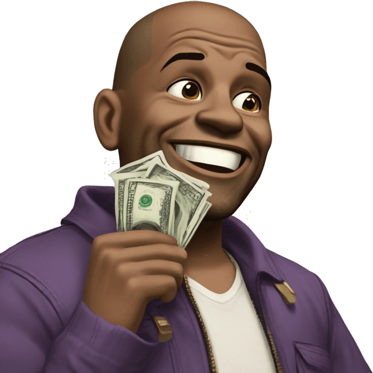 Gta v franklin laughing funny with money emoji