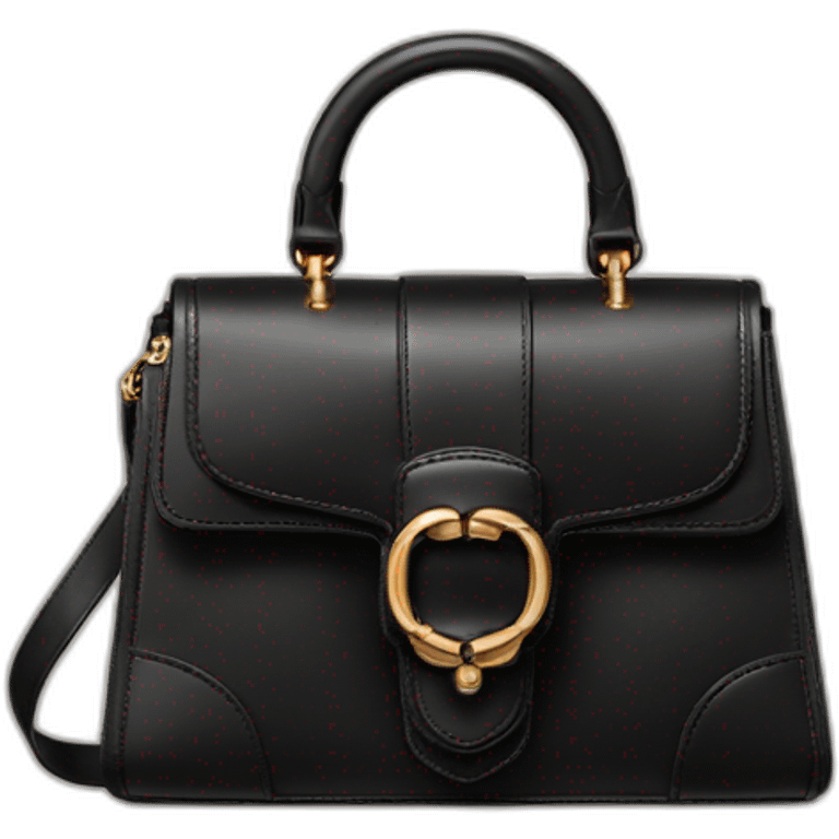 black gucci handbag expensive emoji