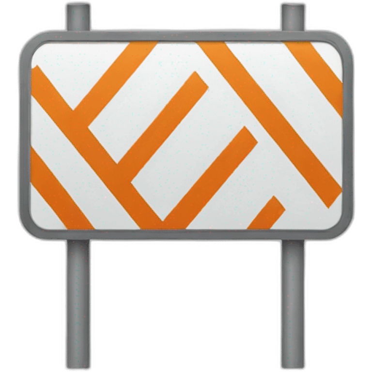 Road sign emoji