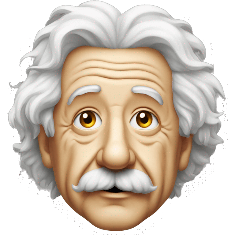 albert einstein with instead of eyes stars emoji