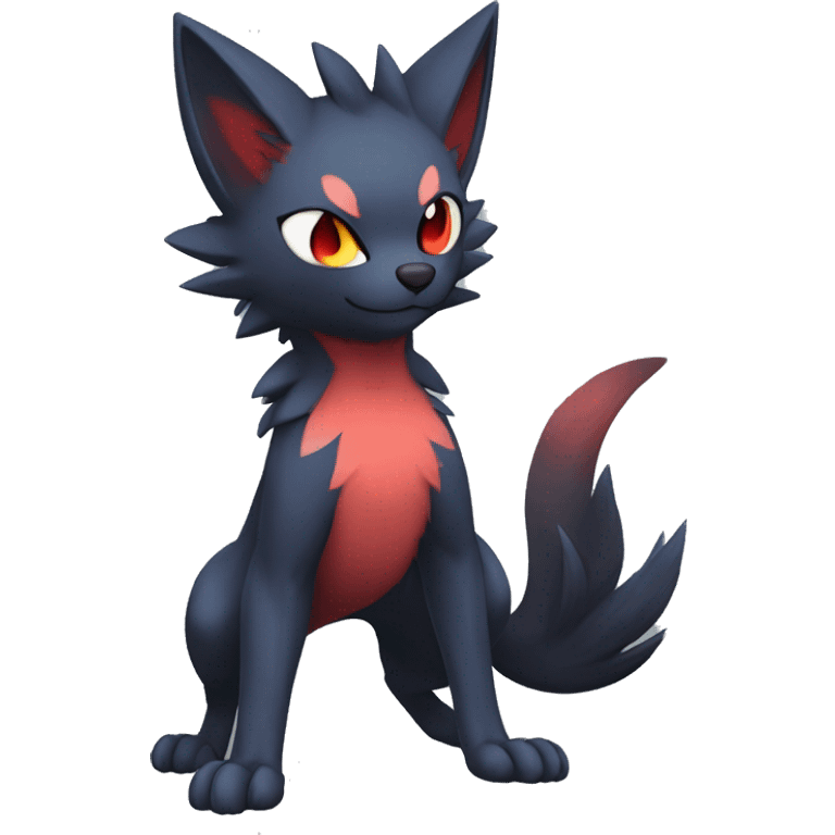 Litten-Zorua-Nargacuga-Fakemon-hybrid full body emoji