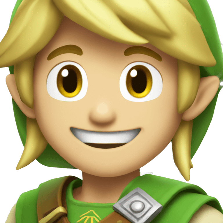 link from zelda laughing emoji