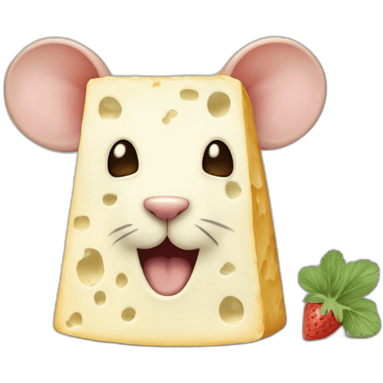 Souris et fromage emoji