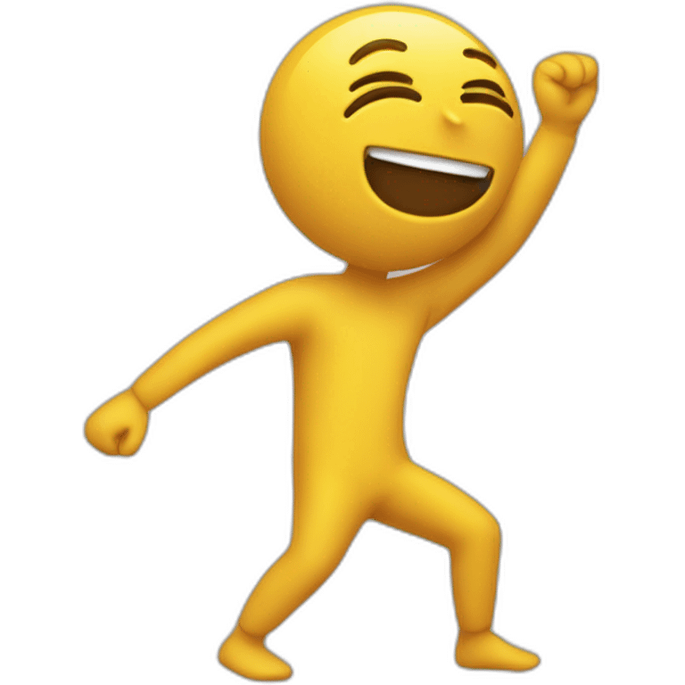 Humain faisant un dab emoji