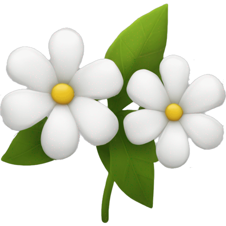 White Flowers  emoji