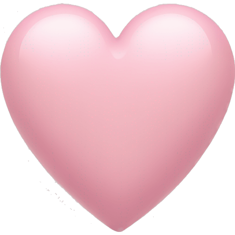 Heart light pink  emoji