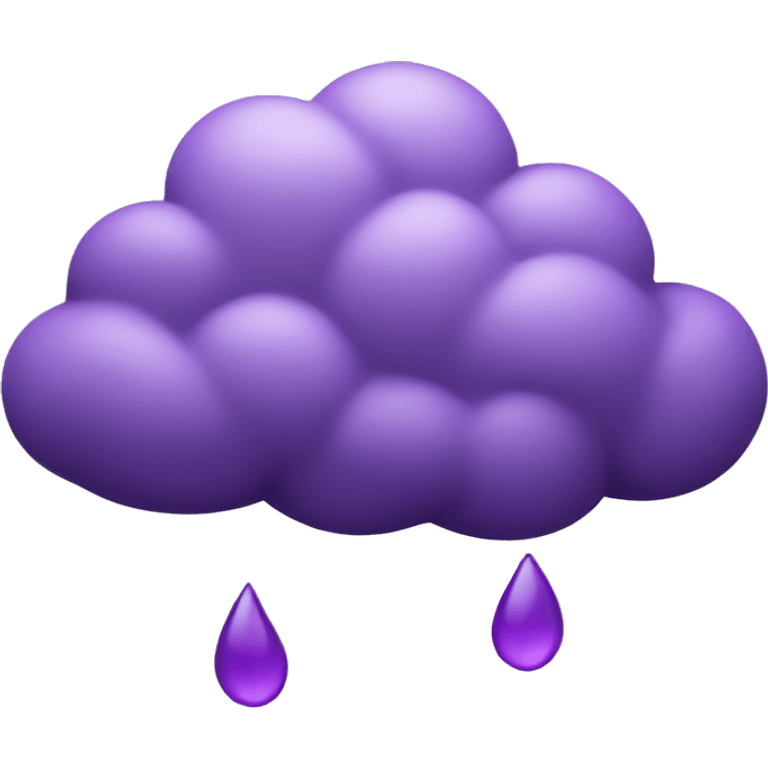 purple cloud emoji