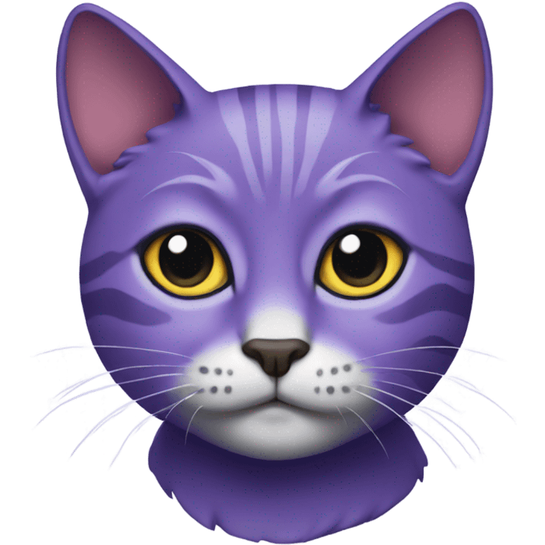 Purple cat emoji