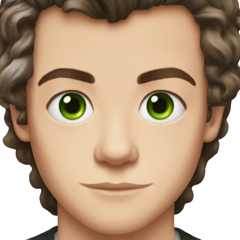 harry styles with green eyes emoji