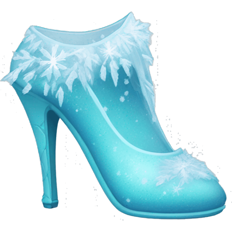 frozen elsa shoe emoji